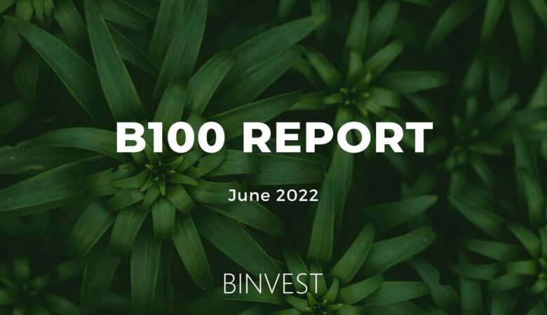 گزارش عملکرد ارز دیجیتال B100 ژوئن 2022